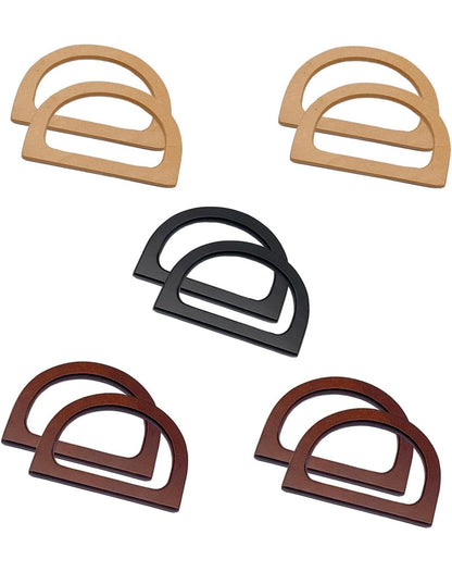 Wooden bag handle